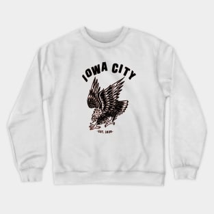 Iowa City Eagle Crewneck Sweatshirt